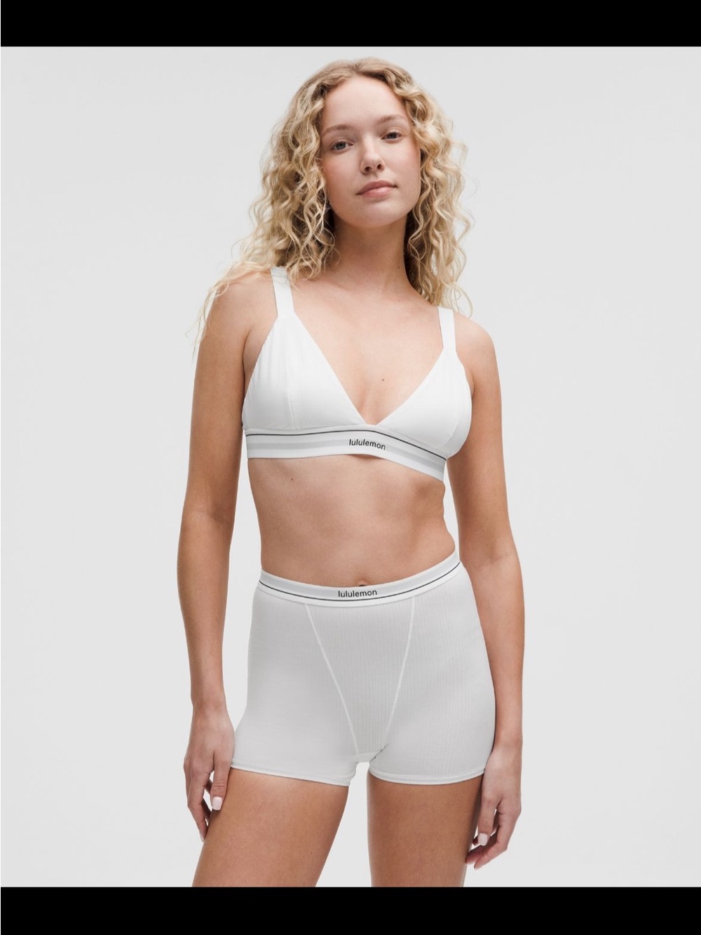 Lululemon Stretch Cotton Rip Logo Super-High-Rise Shortie Underwear